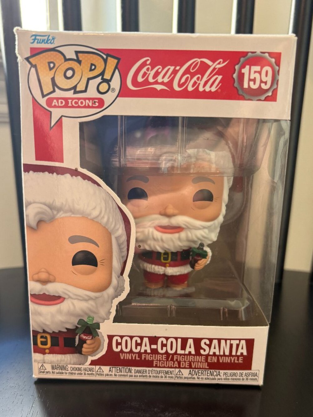 Funko Pop! Coca-Cola Santa #159 Ad Icons Vinyl Figure Christmas Collectible